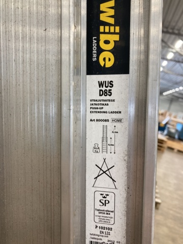 919860-4 Extension ladder Wibe WUS D85 8000