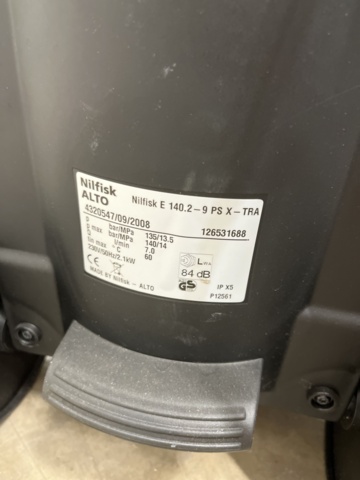 923761-5 High pressure washer Nilfisk E 140.2