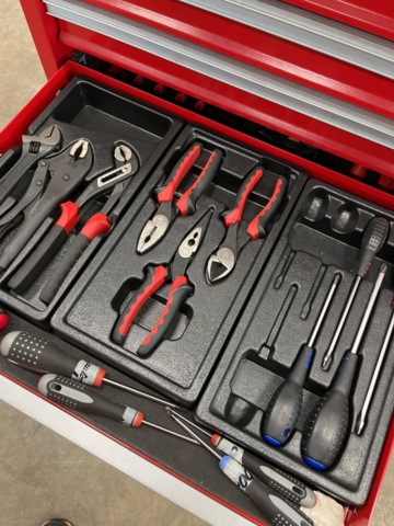 923836-6 Tool trolley Ampro incl content