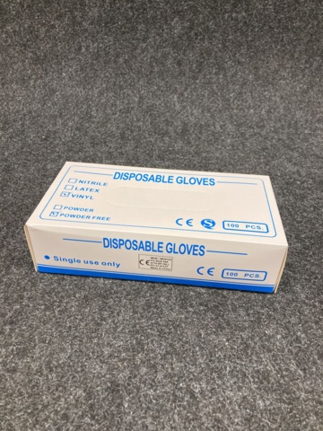 924197-1 20 packs of disposable vinyl gloves, powder free size. XL