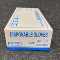 924197-2 20 packs of disposable vinyl gloves, powder free size. XL