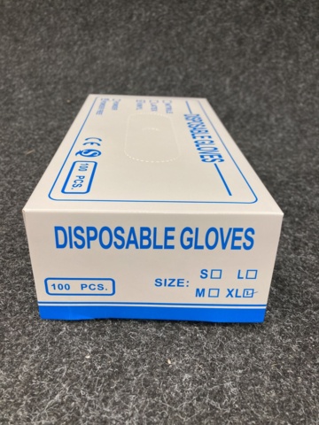 924197-2 20 packs of disposable vinyl gloves, powder free size. XL