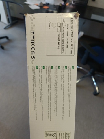 889145-4 LED luminaire Philips Coreline WT120C - Three pieces