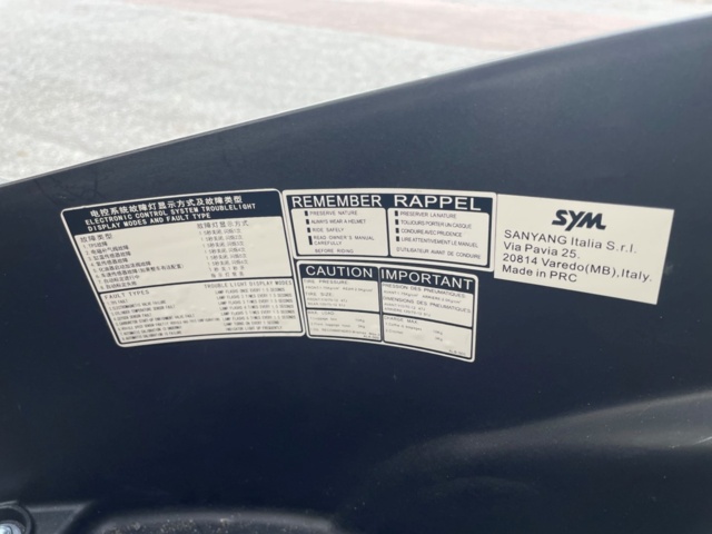 908003-18 Moped SYM Orbit 50cc CVT - 2020 (Only 40mil)