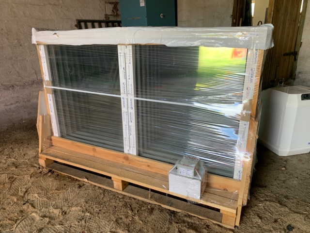 810391-2 Window 14 pcs Gealan double glazing 92x110cm