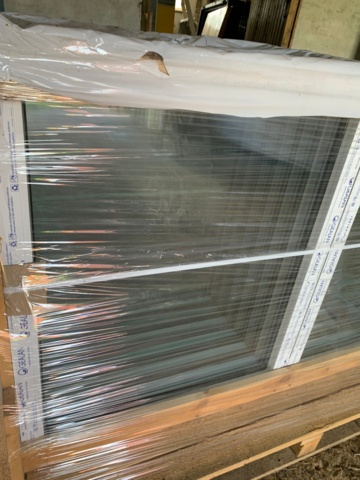 810391-4 Window 14 pcs Gealan double glazing 92x110cm