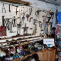 868446-4 Large collection with various hand tools & tools