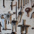 868446-8 Large collection with various hand tools & tools