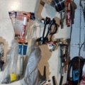 868446-9 Large collection with various hand tools & tools