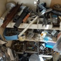868446-12 Large collection with various hand tools & tools