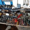 868446-6 Large collection with various hand tools & tools