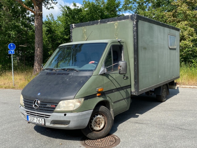 803995-2 Mercedes-Benz Sprinter 313 CDI Chassis Cab - 2001, Project car