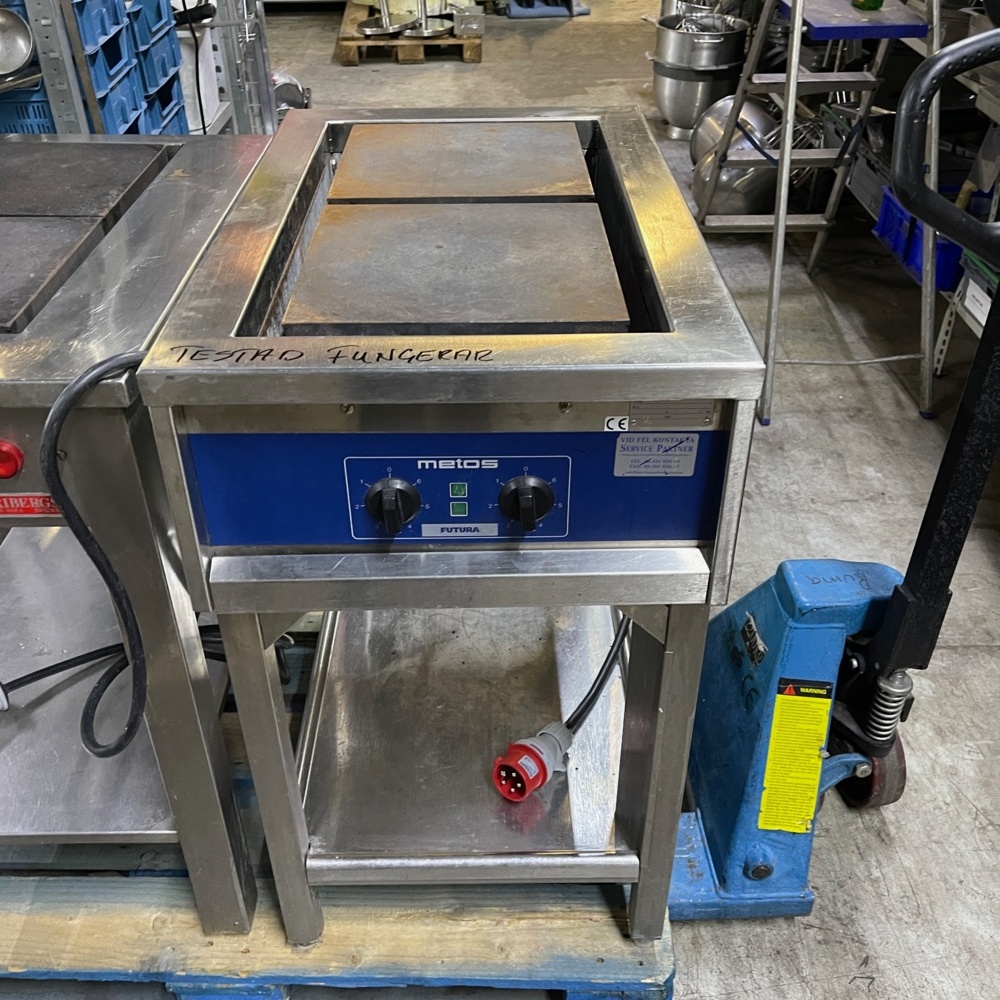 686666-1 Metos electric 2-plate restaurant stove