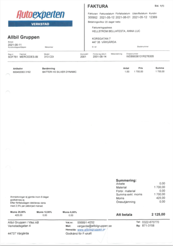 803995-34 Mercedes-Benz Sprinter 313 CDI Chassis Cab - 2001, Project car