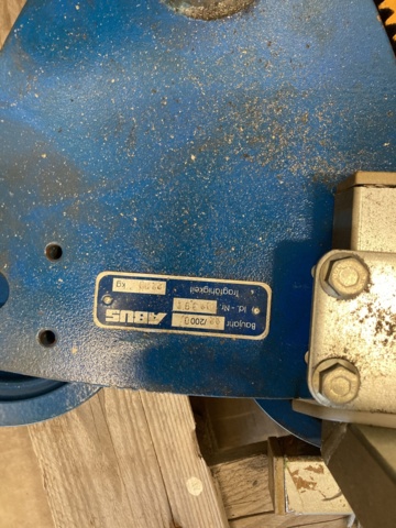 914593-13 Crane system ABUS DLVM incl telfer ABUS GM5 - 2001