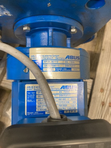 914593-15 Crane system ABUS DLVM incl telfer ABUS GM5 - 2001