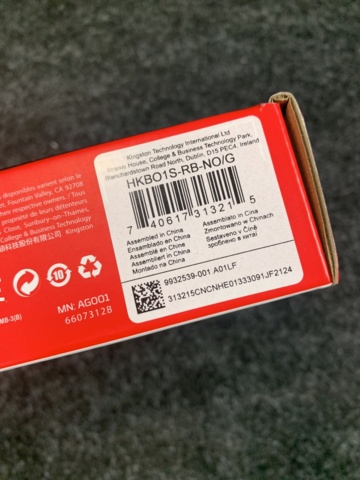 925018-3 Gaming Keyboard HyperX Alloy Origins 60 (Black)