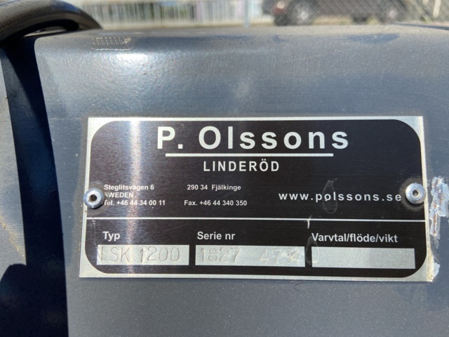 922284-15 Redskapsbärare Belos Transpro 4260 -2018 (endast 293 timmar)