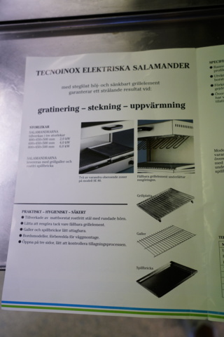 894615-4 Salamander - Tecnoinox SE60
