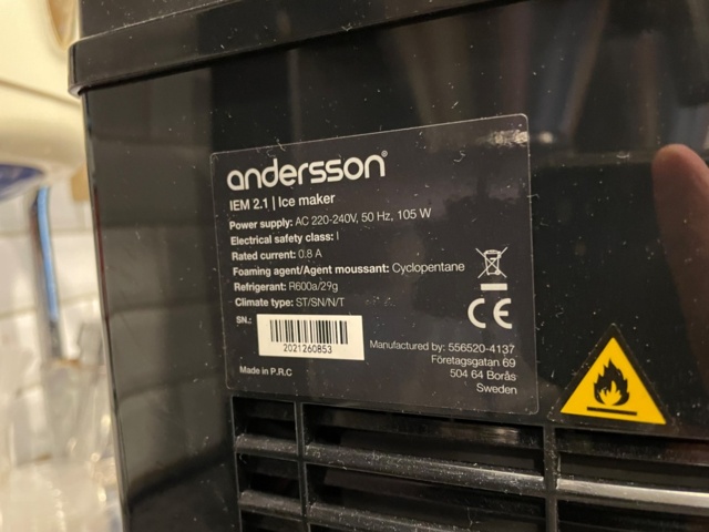 912520-7 Microwave and ice machine Severin / Andersson