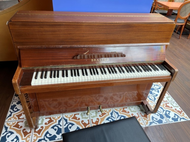 917220-2 Piano with stool Brasted London