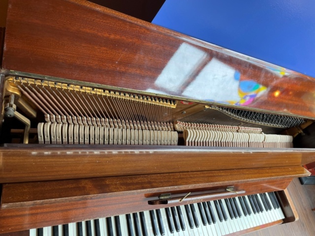 917220-4 Piano with stool Brasted London