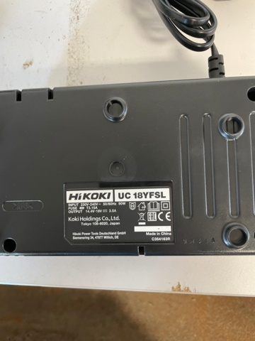 882426-13 Drill screwdriver Hikoki DS 18DBSL, battery charger, and batteries 2 pcs