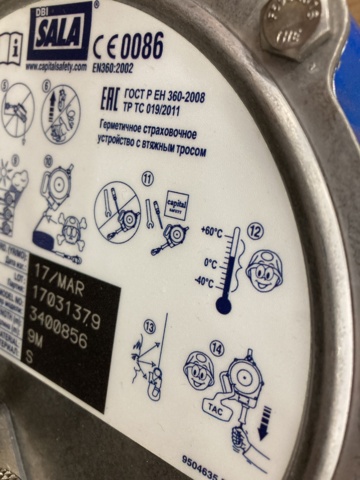 926038-3 Fall protection block 3M DBI-SALA Sealed block 9M winch