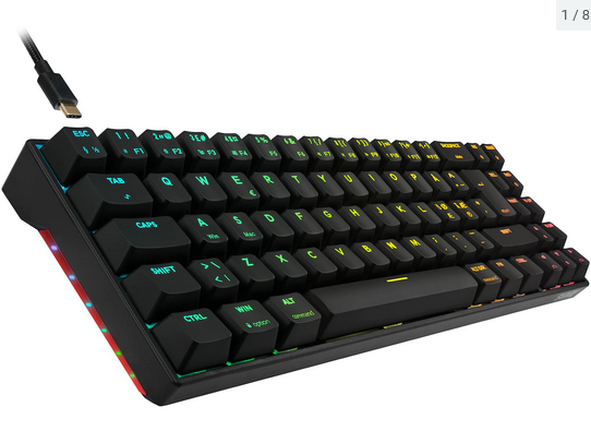 925925-1 Gaming keyboard Svive Triton Mini 70 blue switch (black)