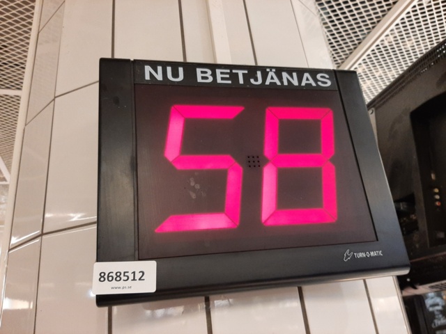 868512-1 Queue system, Turn-o-Matic