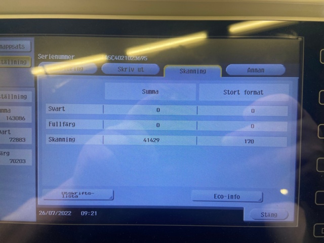 805244-7 Multifunction printer - Konica Minolta BizHub c224e with finisher