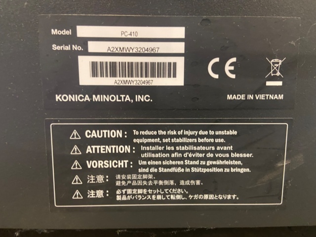 805244-11 Multifunction printer - Konica Minolta BizHub c224e with finisher