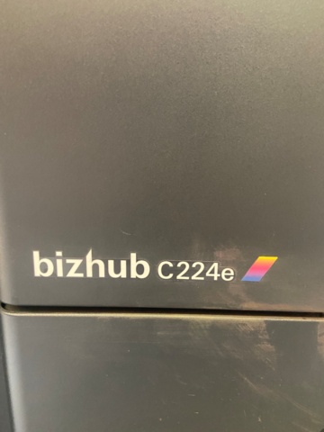 805244-2 Multifunction printer - Konica Minolta BizHub c224e with finisher