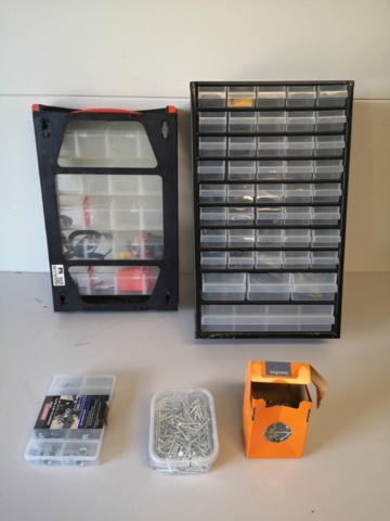 Assortment boxes containing screws, bolts, etc - PS Auction - We value ...