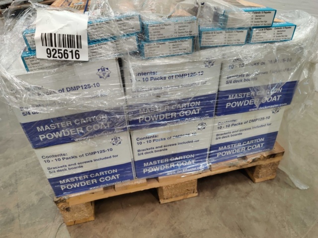 925616-3 Approx. 138 packs Angle fitting Grabber Deckmaster