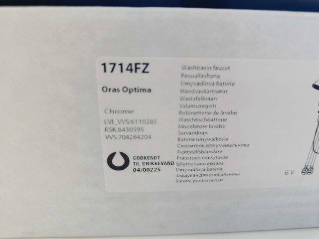 889279-5 Wash basin and shower mixer Oras