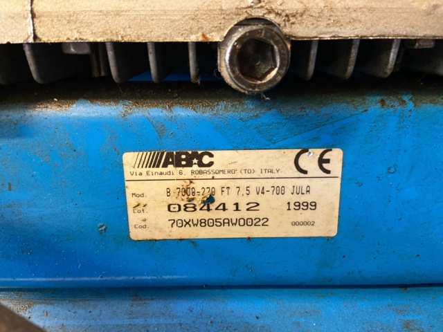 917296-3 Compressor ABAC LT 270 7.5 hp -1999