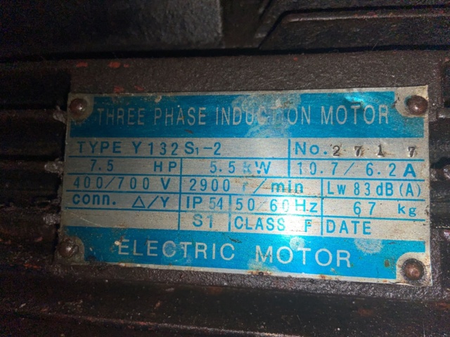 917296-11 Compressor ABAC LT 270 7.5 hp -1999
