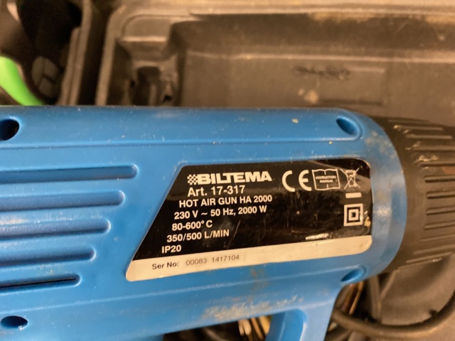 919577-6 Heat guns, 3 pcs, BOSCH, HITACHI, BILTEMA