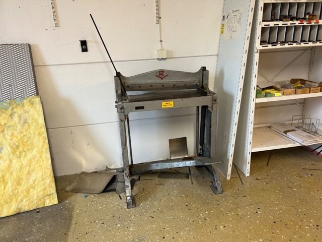 895792-1 Sheet metal shears manual James Rohdin