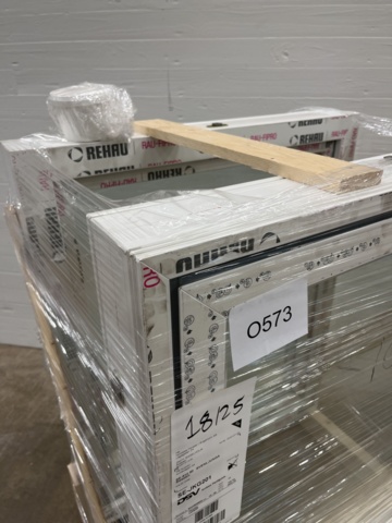 929367-2 2 pivot windows Norrsken Stable PVC 3-glass 885x1075 mm