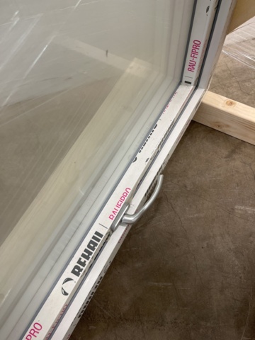 929367-4 2 pivot windows Norrsken Stable PVC 3-glass 885x1075 mm