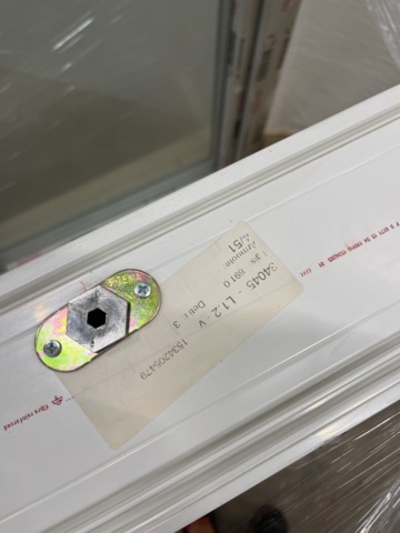 929367-5 2 pivot windows Norrsken Stable PVC 3-glass 885x1075 mm