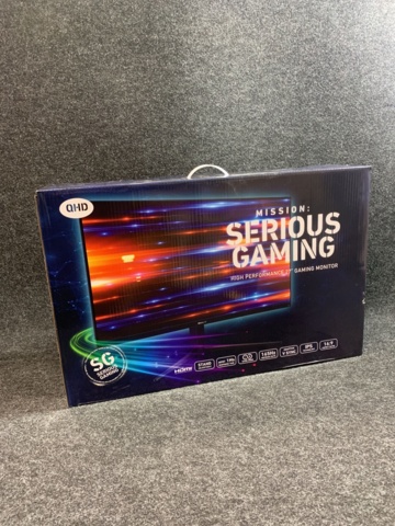 928148-2 27" QHD gaming monitor with 1ms response time & 165Hz Mission SG MF27165QHD