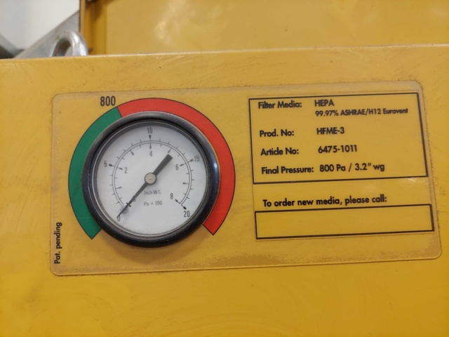 880554-4 Plymovent ventilation system with ventilation fan