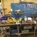 880595-2 Workshop bench and Tool board 290 x 90 x 100 cm