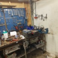 880595-7 Workshop bench and Tool board 290 x 90 x 100 cm