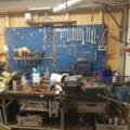 880595-10 Workshop bench and Tool board 290 x 90 x 100 cm