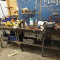 880595-11 Workshop bench and Tool board 290 x 90 x 100 cm