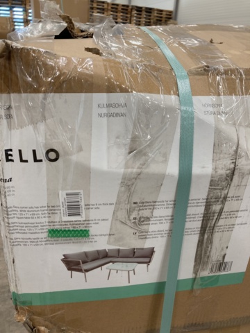 926353-2 Corner sofa with table Cello Siena